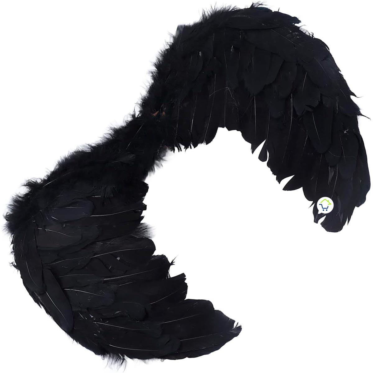 Alas Angel Medianas Negras AF-482